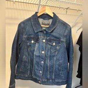 Torrid Denim Vintage Stretch Trucker Jacket, 1X